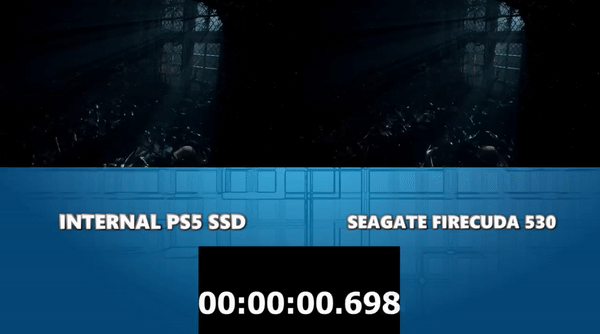 Seagate Firecuda 530 PS5 SSD Speed & Loading Test 