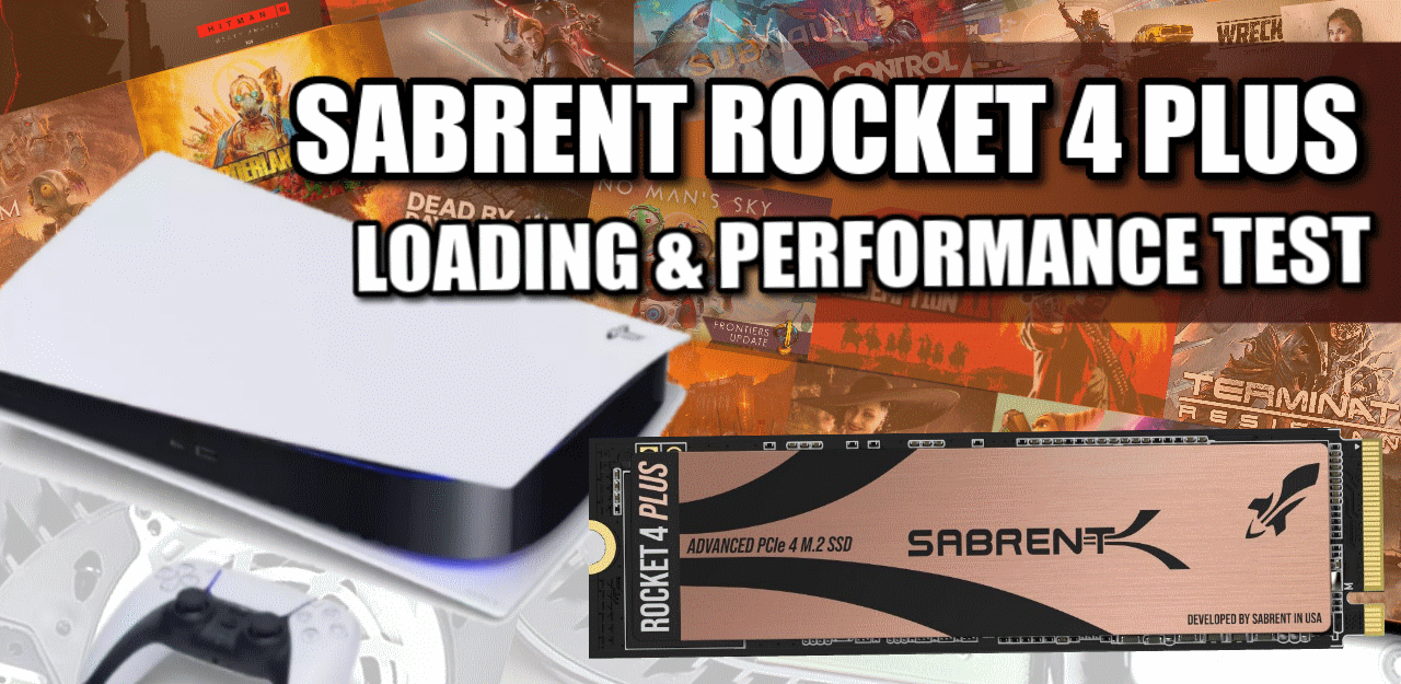 M.2 NVMe Heatsink for the PS5 Console + Rocket 4 Plus SSD - Sabrent