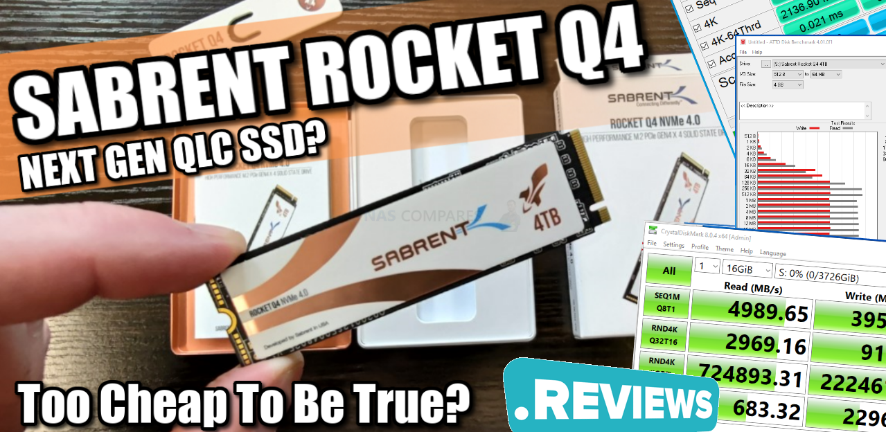 Sabrent Rocket 4TB NVMe SSD Review - TLC Memory Defining Perfomance