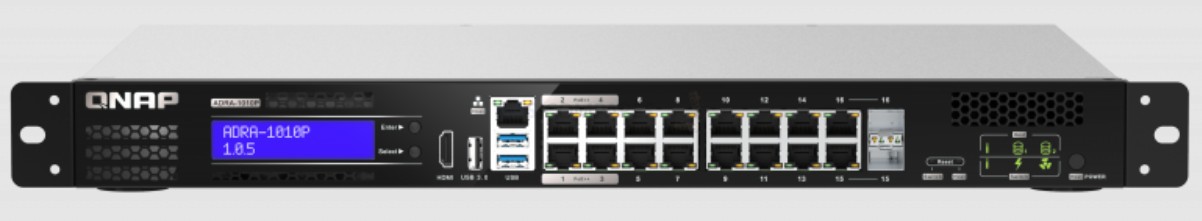 Qnap ADRA-1010P Managed rackmount POE switch