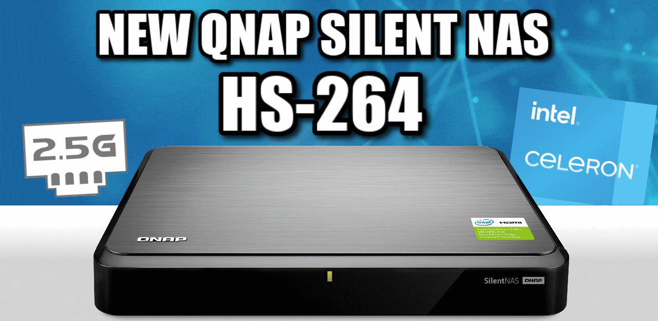 New QNAP Silent HS-264 – NAS