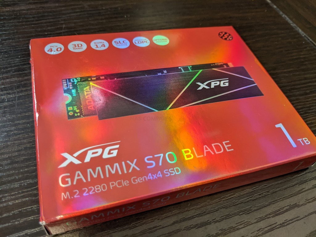 XPG GAMMIX S70 Blade: 2TB M.2 2280 PCIe Gen4x4 NVMe 3D NAND Internal Gaming  SSD (AGAMMIXS70B-2T-CS) 