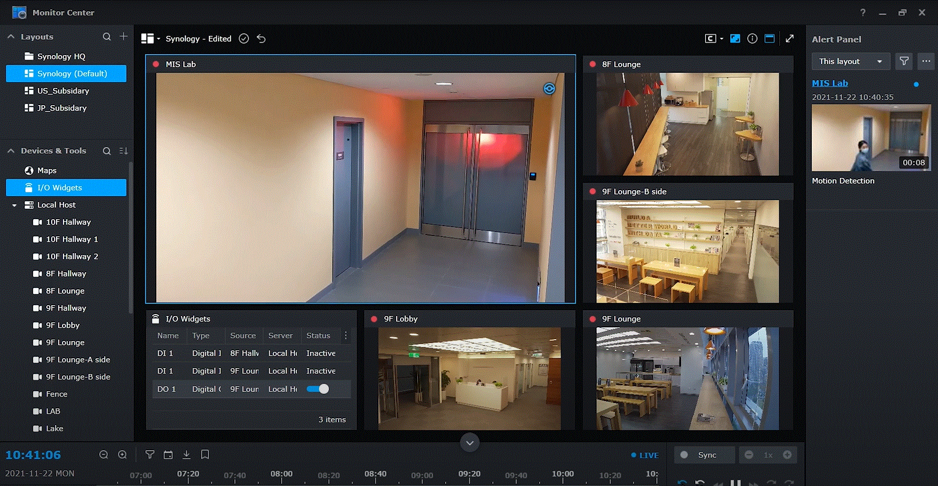 Surveillance station hot sale cameras