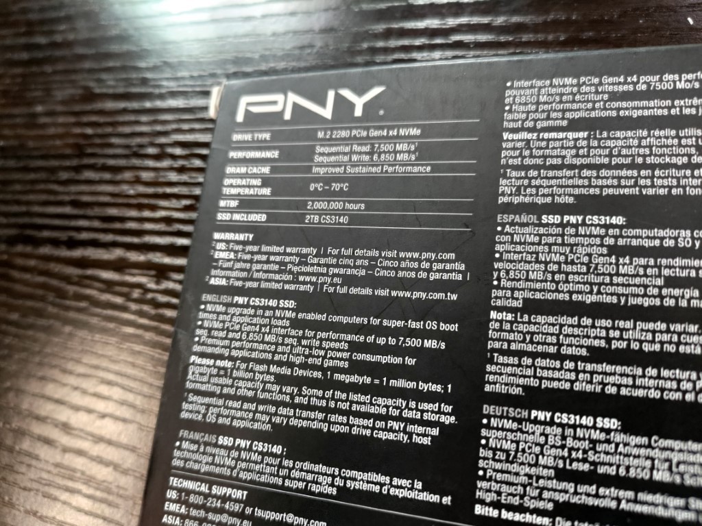 Le performant SSD PNY CS900 de 1 To est à un excellent prix : 64