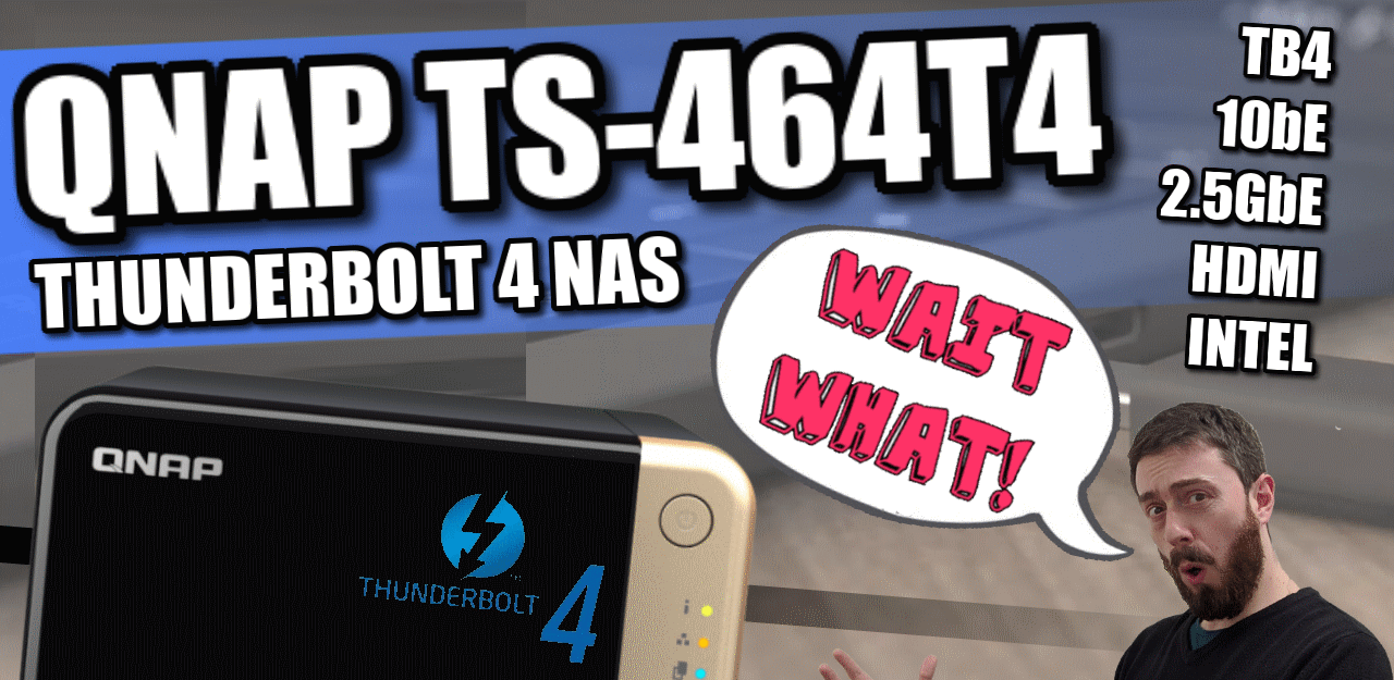 New QNAP TS-464T4 Thunderbolt 4 NAS Revealed – NAS Compares