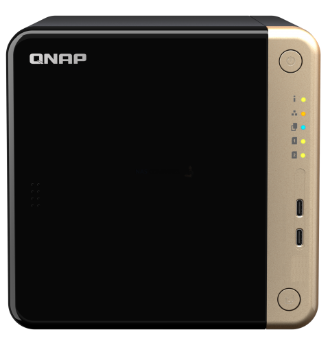 Qnap's Tiny Portable NAS Crams in Four SSDs and Dual 2.5GbE