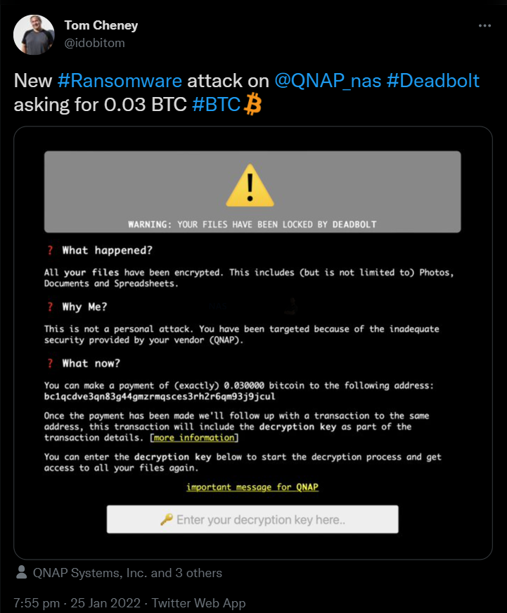 Worm exploits Shellshock to infect QNAP systems