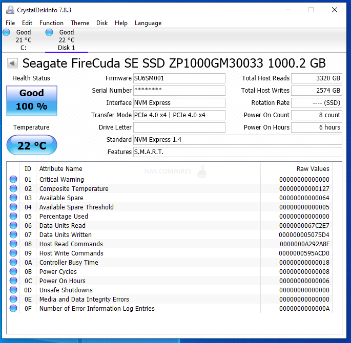Seagate FireCuda 530 500GB M.2 NVMe Internal SSD (ZP500GM3A013) for sale  online
