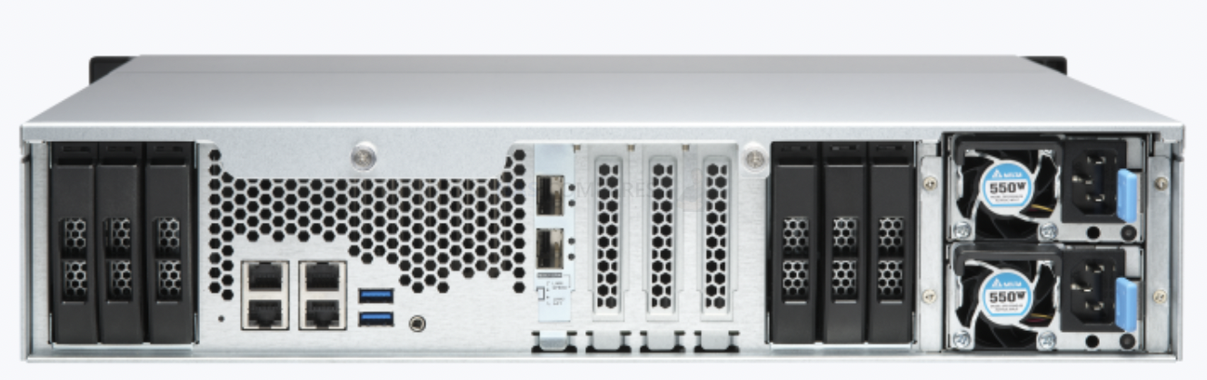 Qnap TS-h1886XU-RP R2 ZFS NAS with quad-core Xeon and ECC