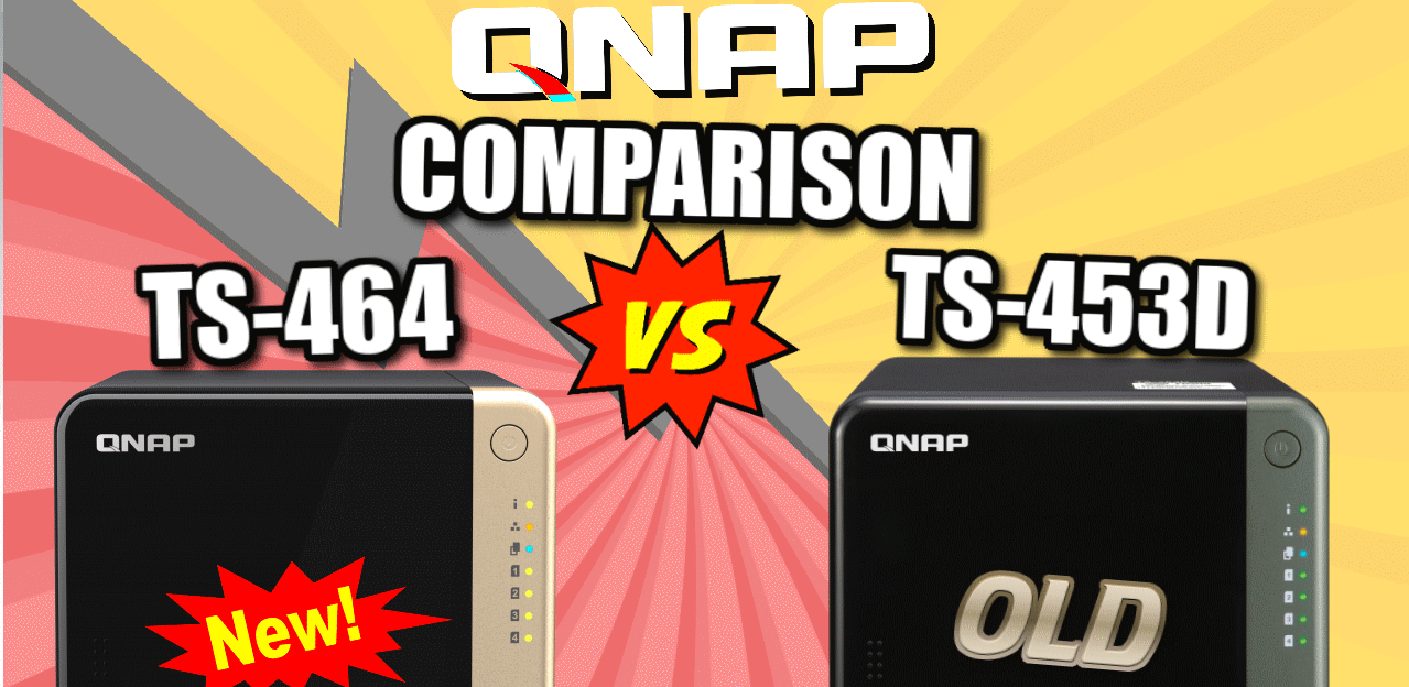 QNAP TS-464 vs TS-453D NAS Comparison – NAS Compares