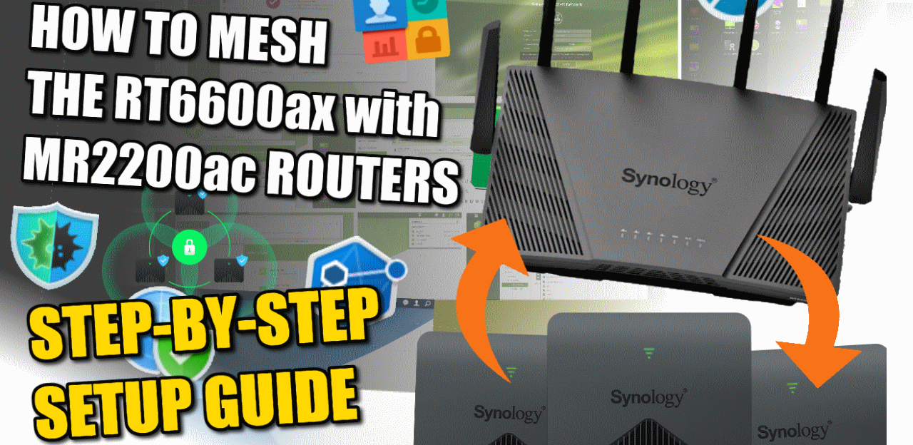 kolf als resultaat Zin How to Mesh the MR2200ac & RT2600ac with a Synology RT6600ax Router – NAS  Compares