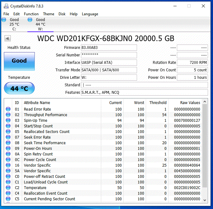Test du disque dur Western Digital WD RED Pro de 20 To