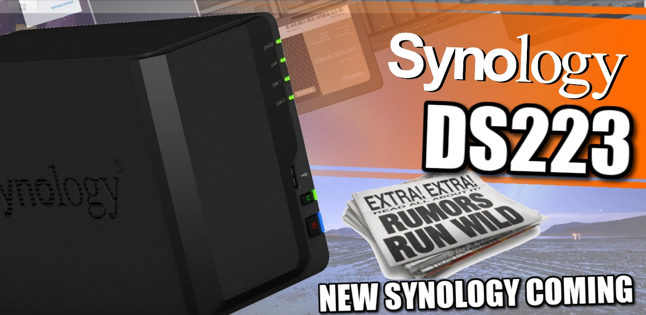 Synology DS223 Diskstation NAS (Realtek RTD1619B Quad-Core 2GB Ram 1xRJ-45  1GbE LAN-Port) 2-Bay 16TB Bundle with 2X 8TB WD Red Plus