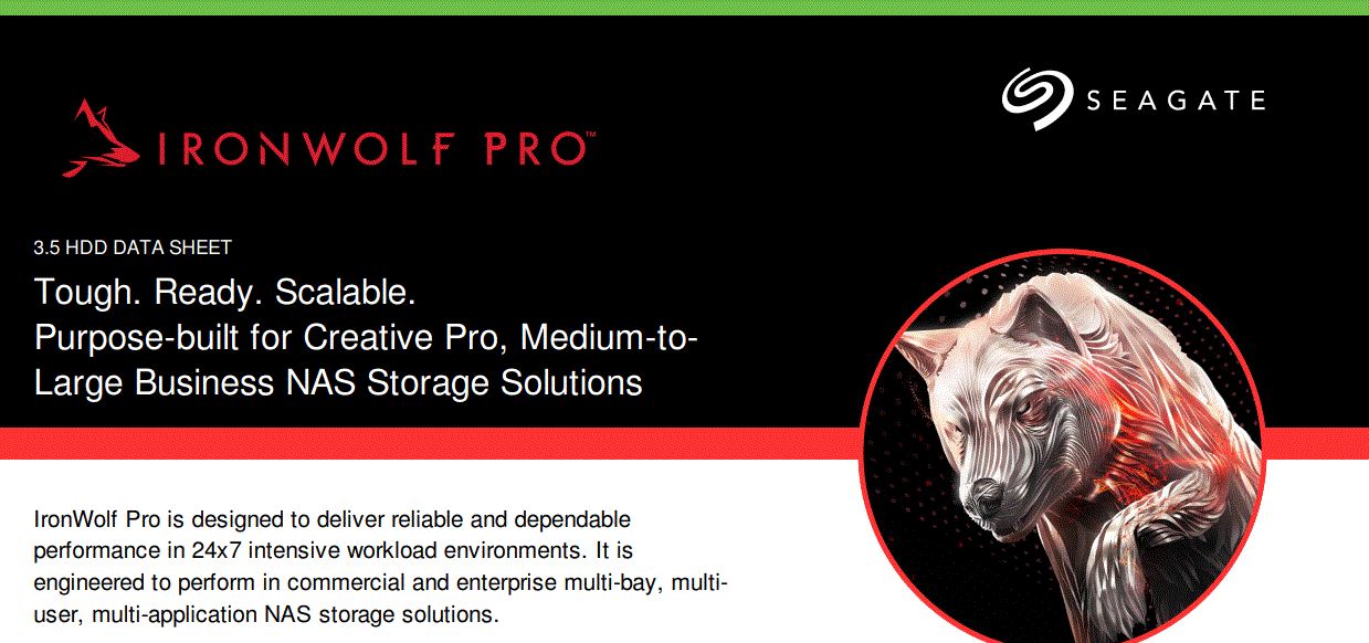 Seagate IronWolf Pro 8 To (ST8000NT001)