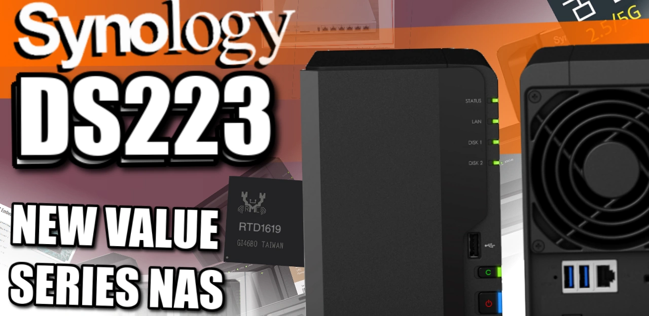 Synology DS223 NAS Drive Revealed 