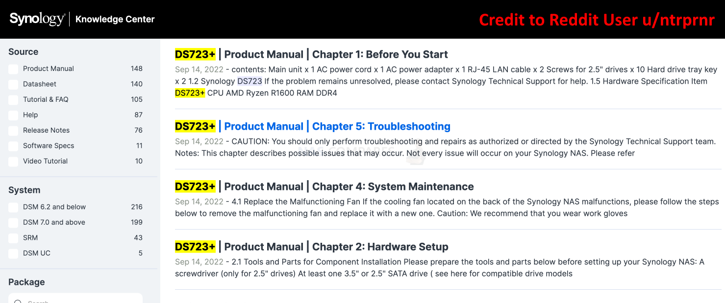 NEW x23 Synology model lineup