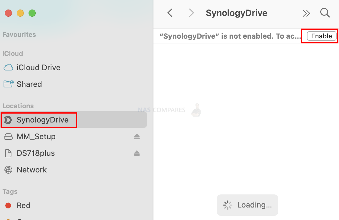 mac synology drive