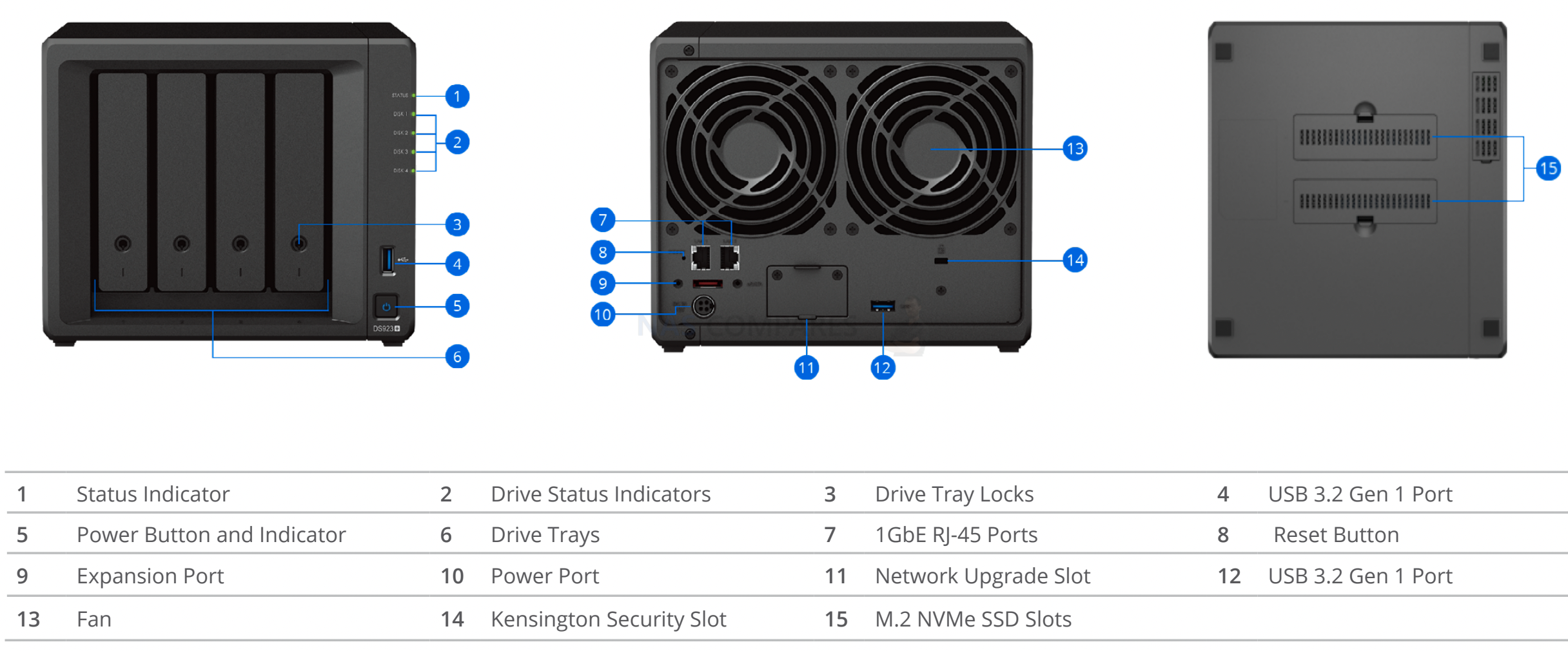 Synology 24TB DS923+ 4-Bay NAS Enclosure Kit with Seagate NAS Drives (4 x  6TB)