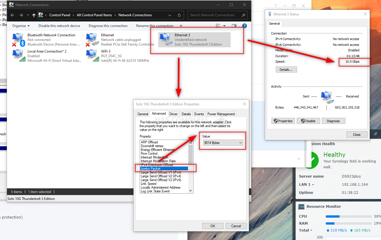 Synology DS923+ NAS – 10GbE Speed Tests – NAS Compares