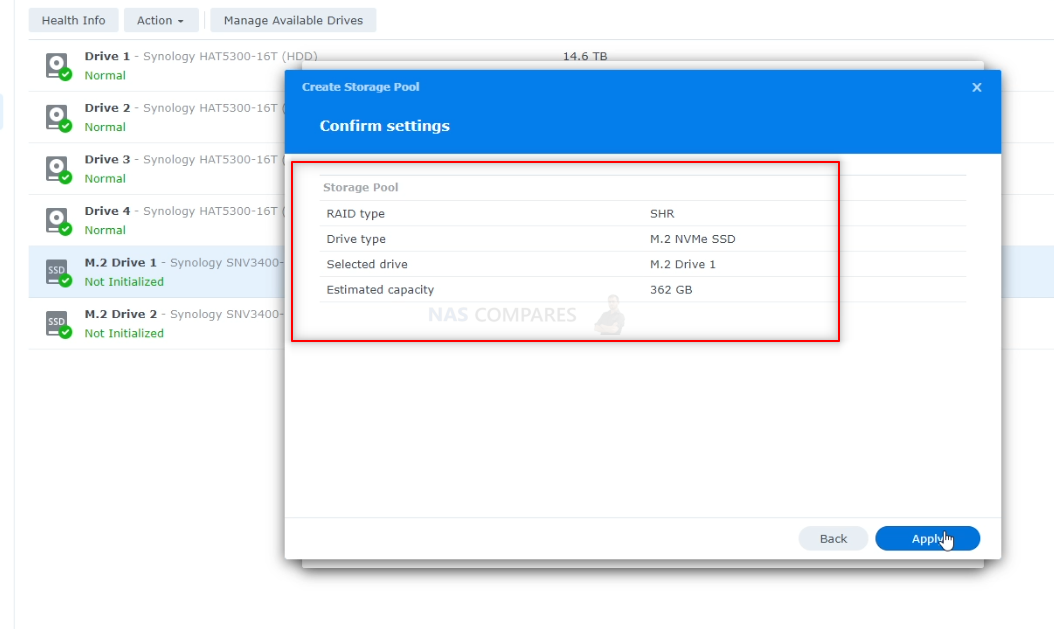 Synology SNV3410-800G - SSD 800 Go M.2 2280 NVMe - PCIe 3.0 x4