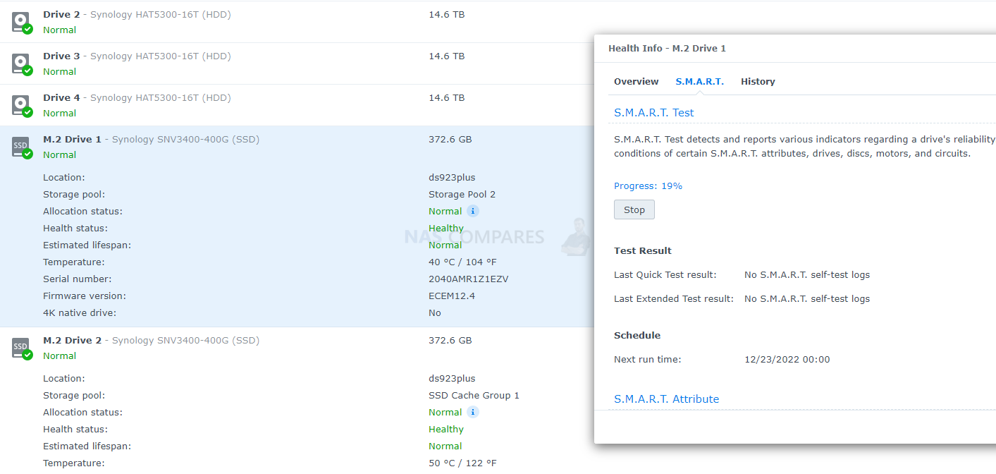 Synology DS923+ NAS – M.2 NVMe SSDs Storage Pools – UPDATE – NAS