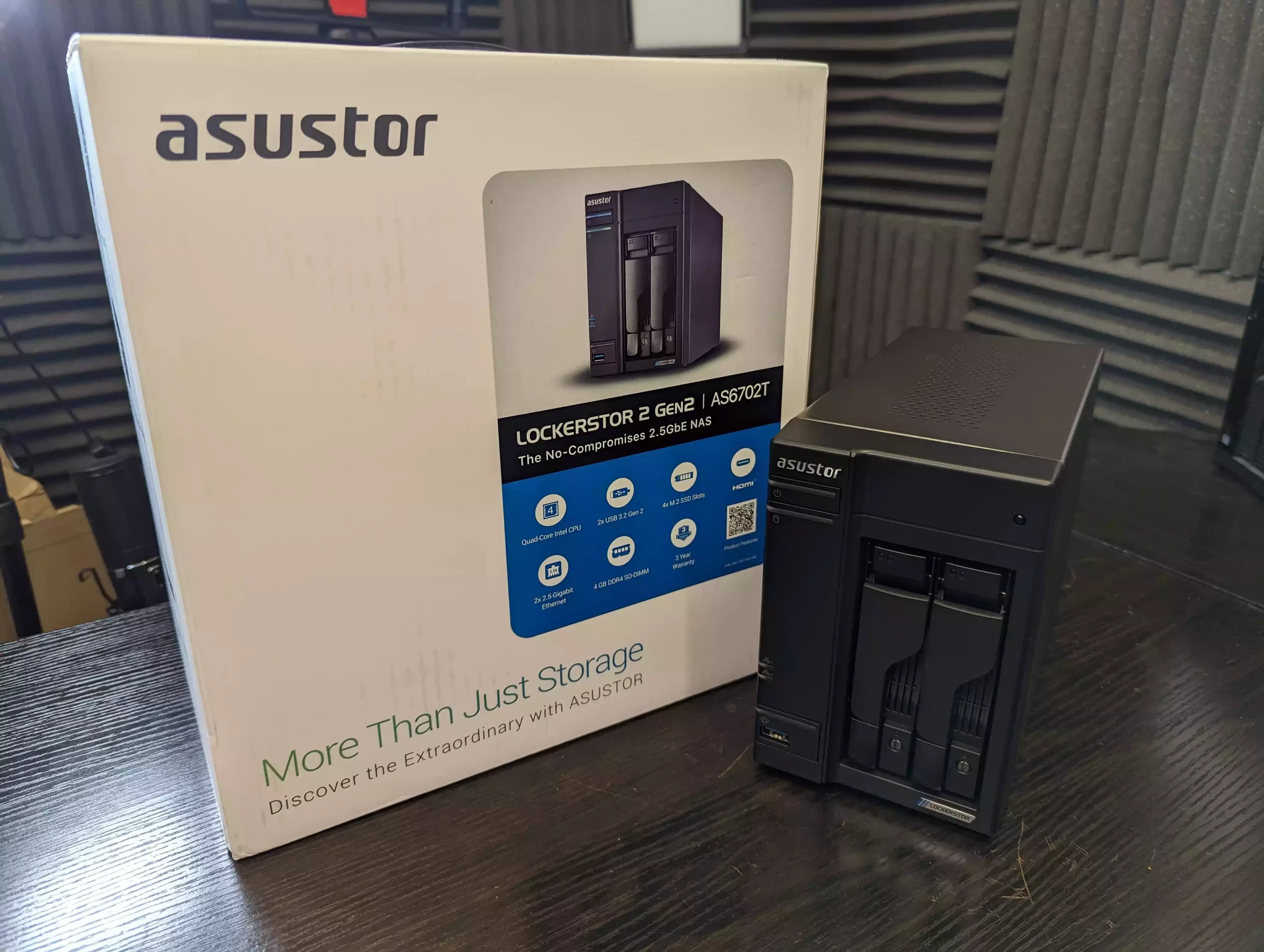 Test : NAS Asustor Lockerstor 2 Gen2 AS6702T - Pause Hardware