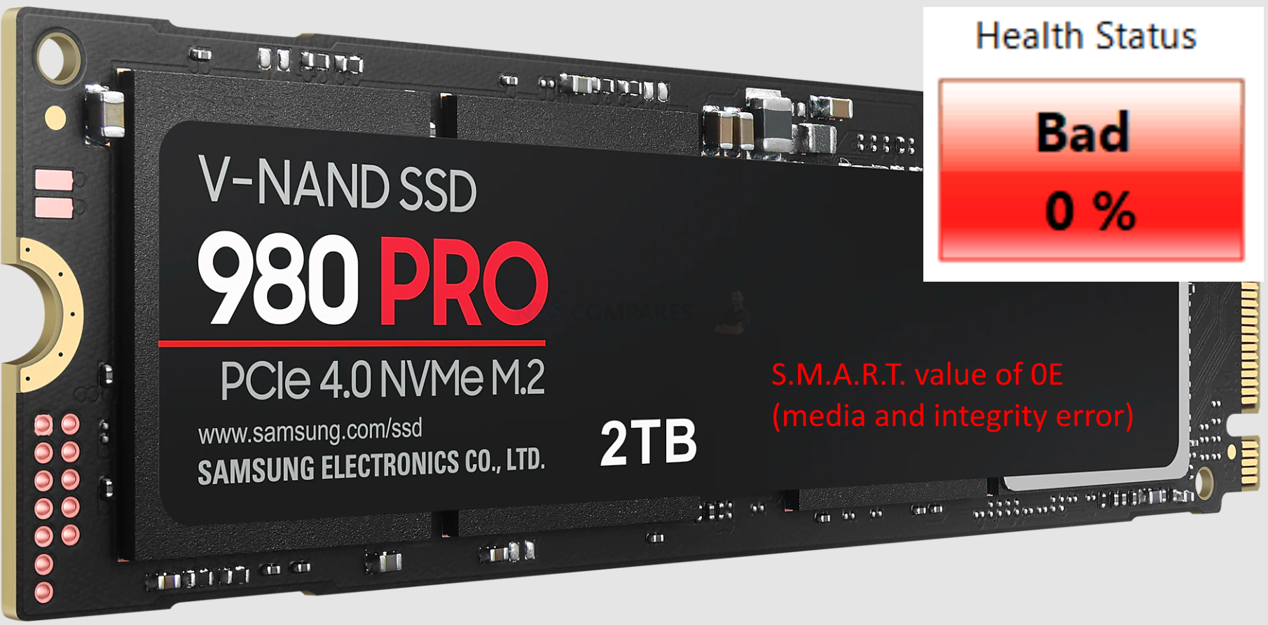 Disque SSD interne Samsung 980 PRO 1 To With Heatsink