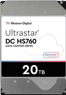 Western Digital Launches Ultrastar DC HS760 HDD with Dual Actuator Technology
