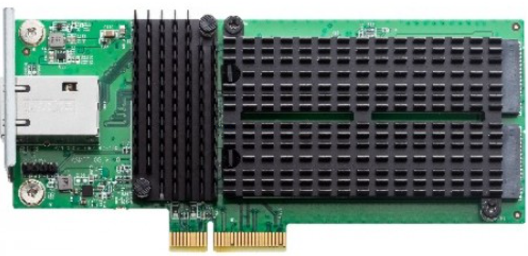 Asustor AS-T10G3 Dual NVMe + 10GbE Card PCIe 3×4 Card Revealed
