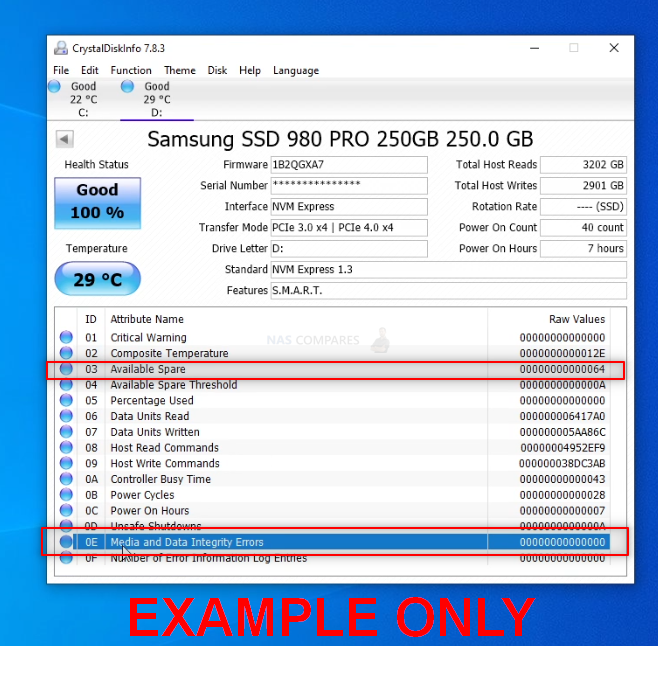Samsung 970 Evo SSD on 0% hard drive health : r/DataHoarder