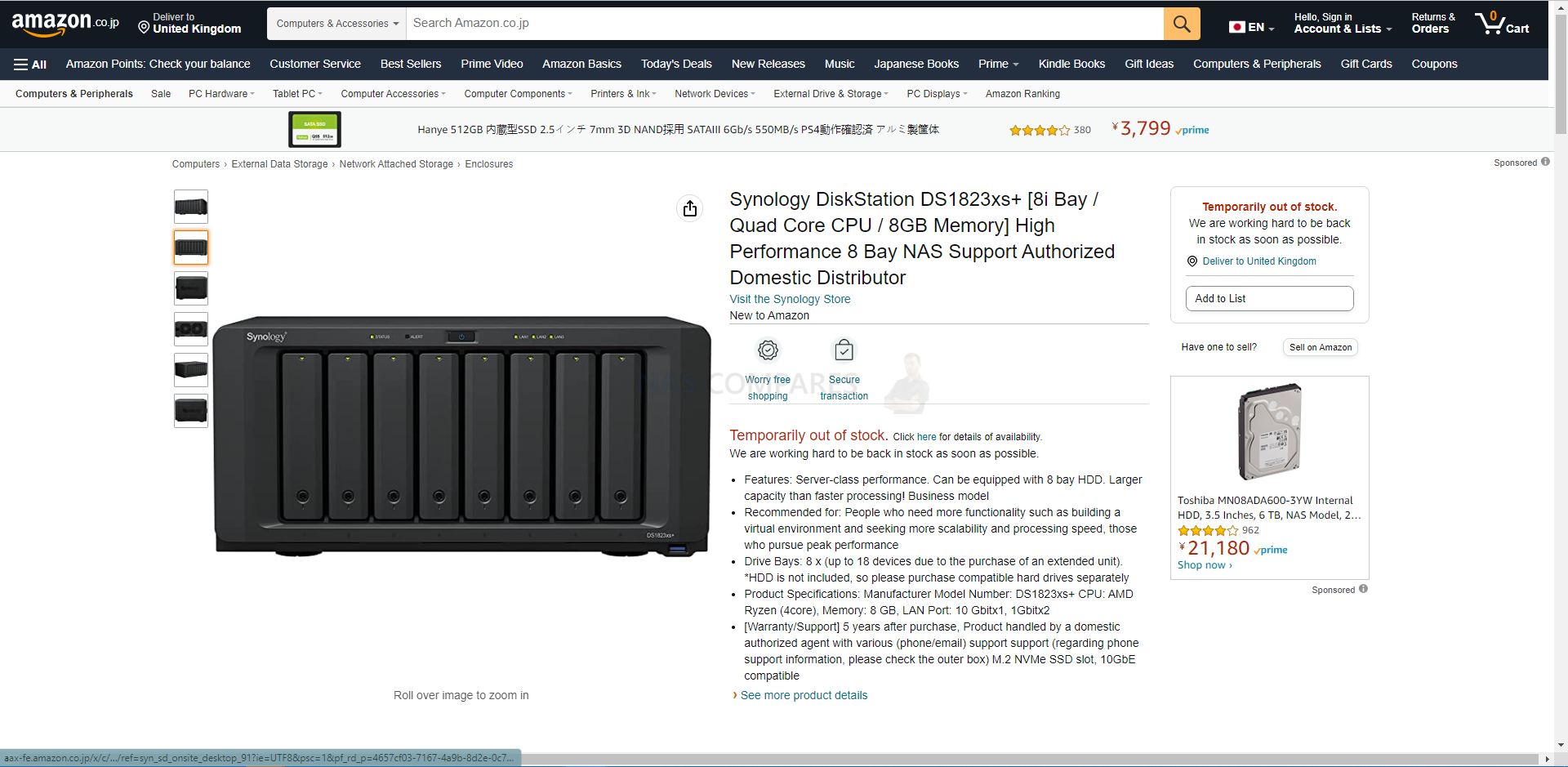 Synology DiskStation DS1823xs+ review: A powerful eight-bay NAS at a  reasonable price