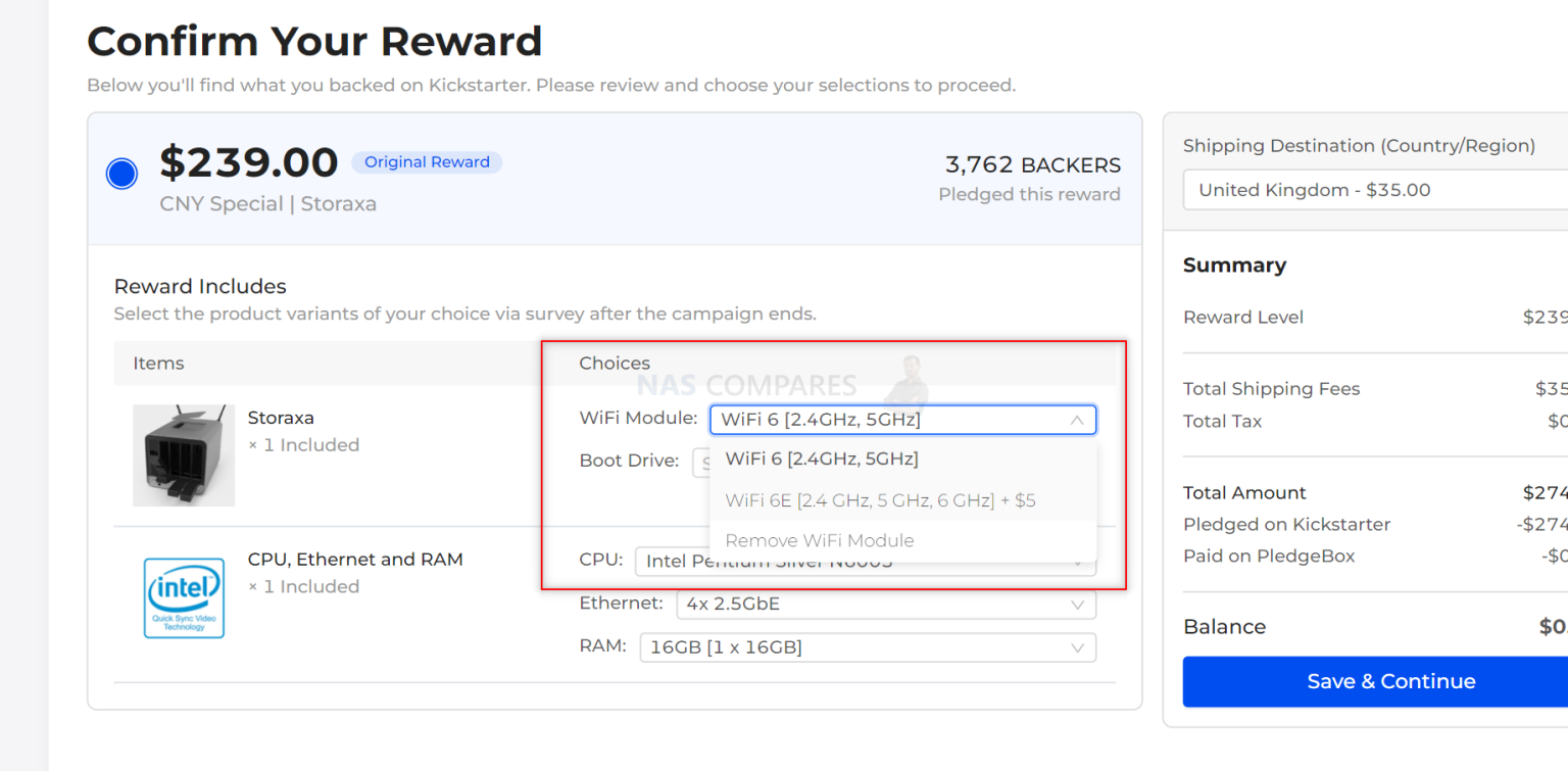 The Storaxa Kickstarter NAS The Story So Far… NAS Compares