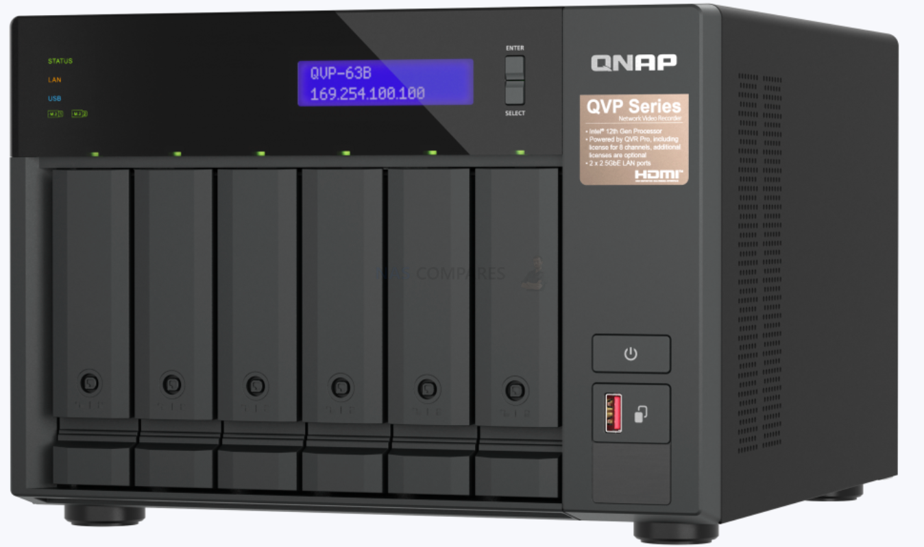 Qnap QVP-63B and QVP-85B NVR security surveillance server released