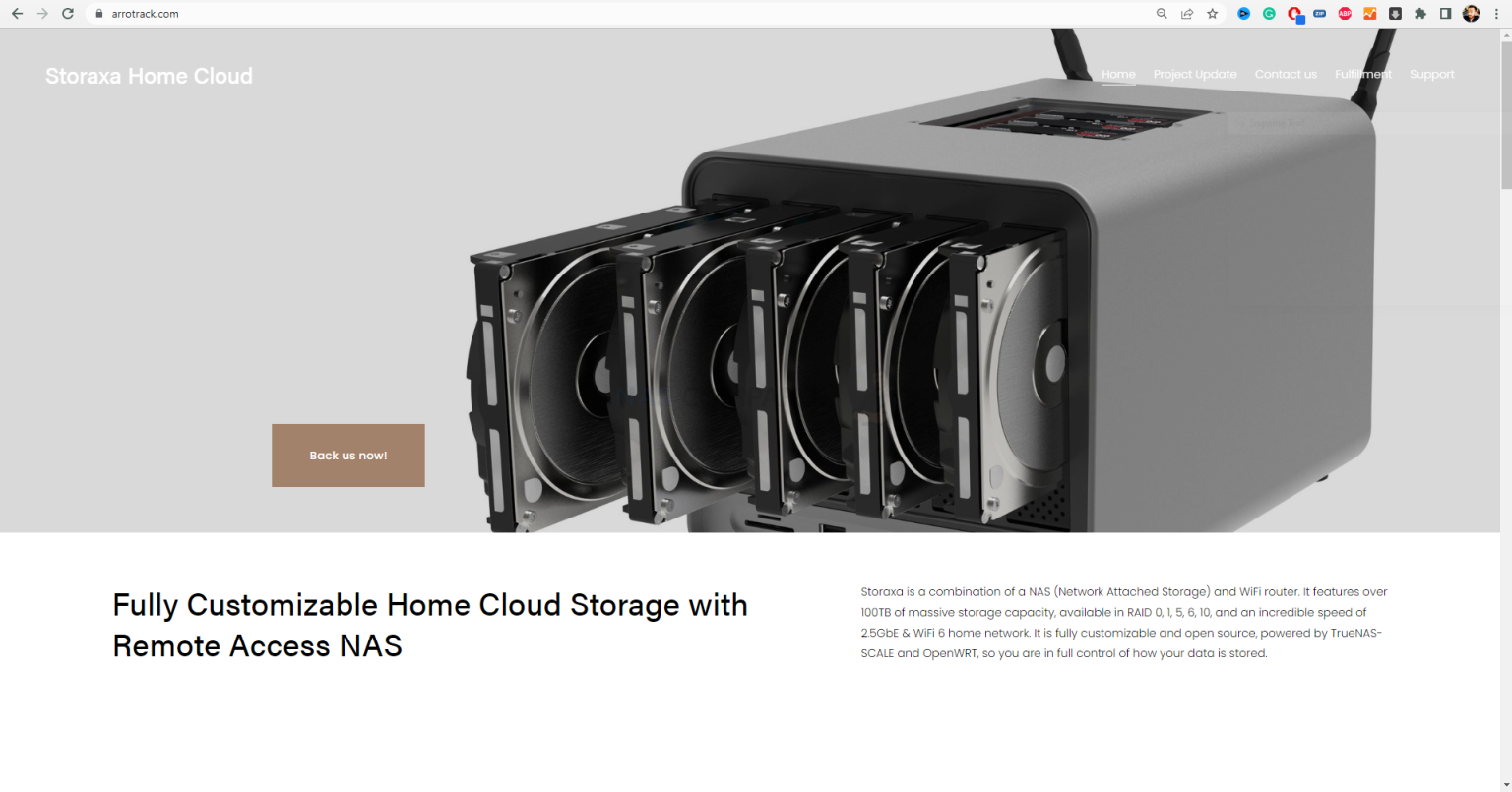 The Storaxa Kickstarter NAS The Story So Far… NAS Compares