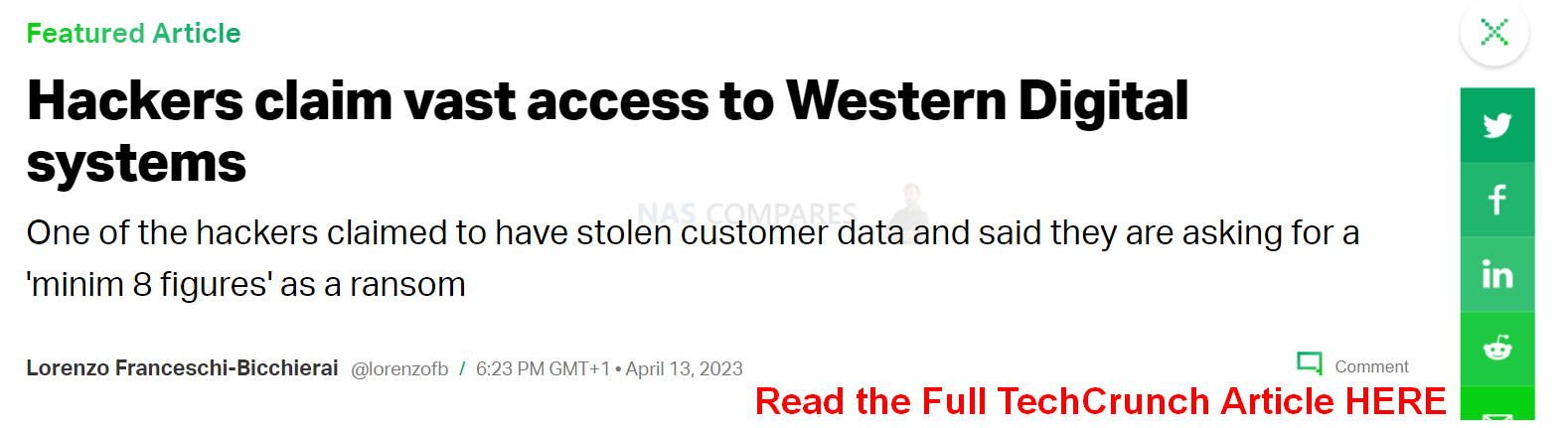 Hackers claim vast access to Western Digital systems