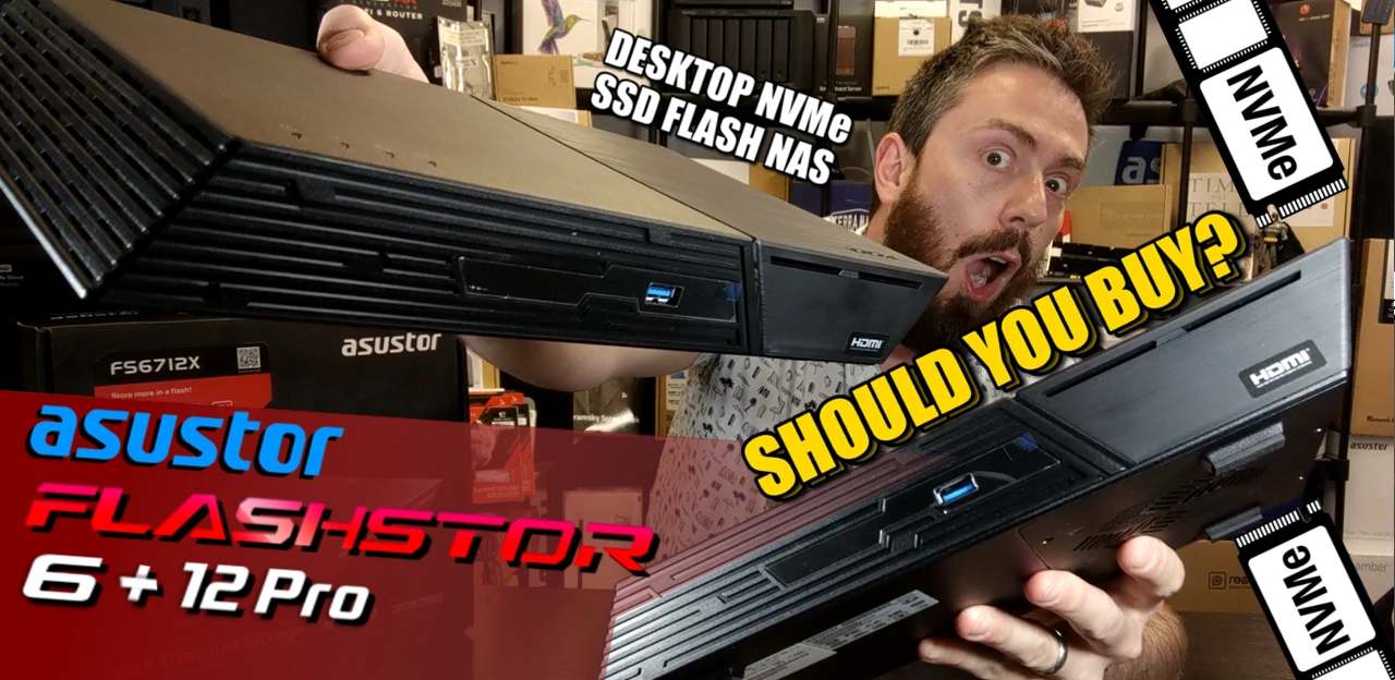 Asustor Launches Flashstor NAS: Up To 12 M.2 Slots & 10GbE