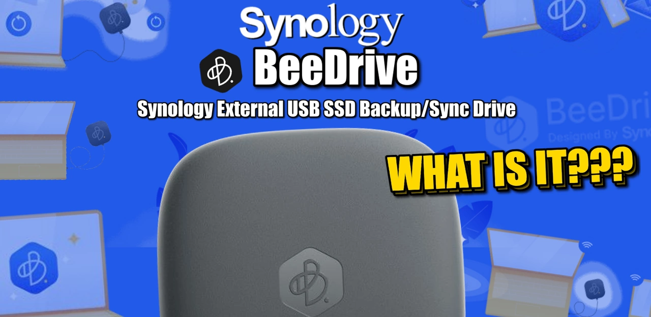 SYNOLOGY Disque dur SSD externe 1To Beedrive Nas pas cher 
