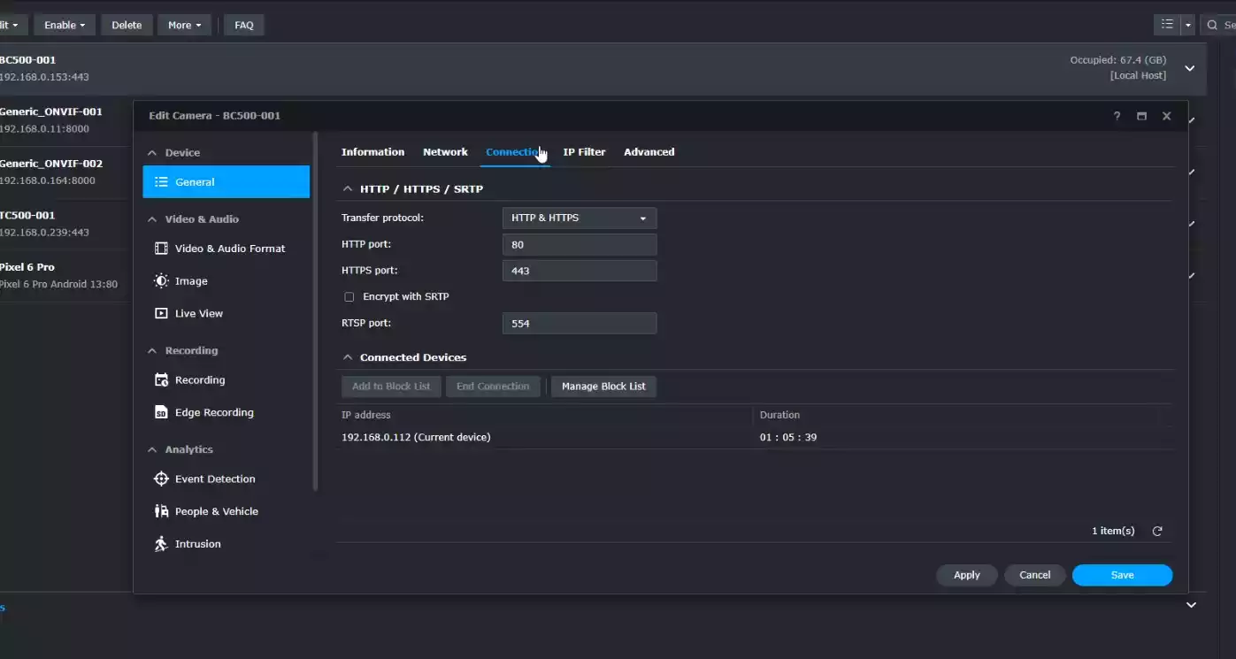 Synology Surveillance BC500 Camera: Long Term Outdoor Reliability