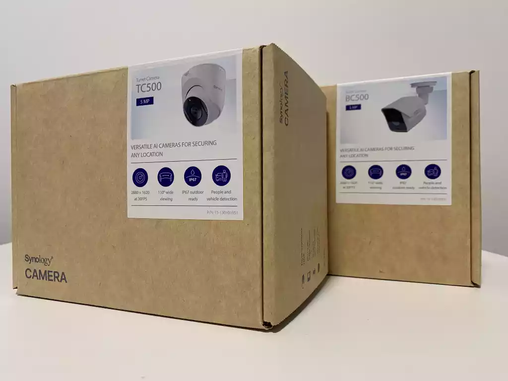 Synology se met aux caméras de surveillance avec les TC500 et