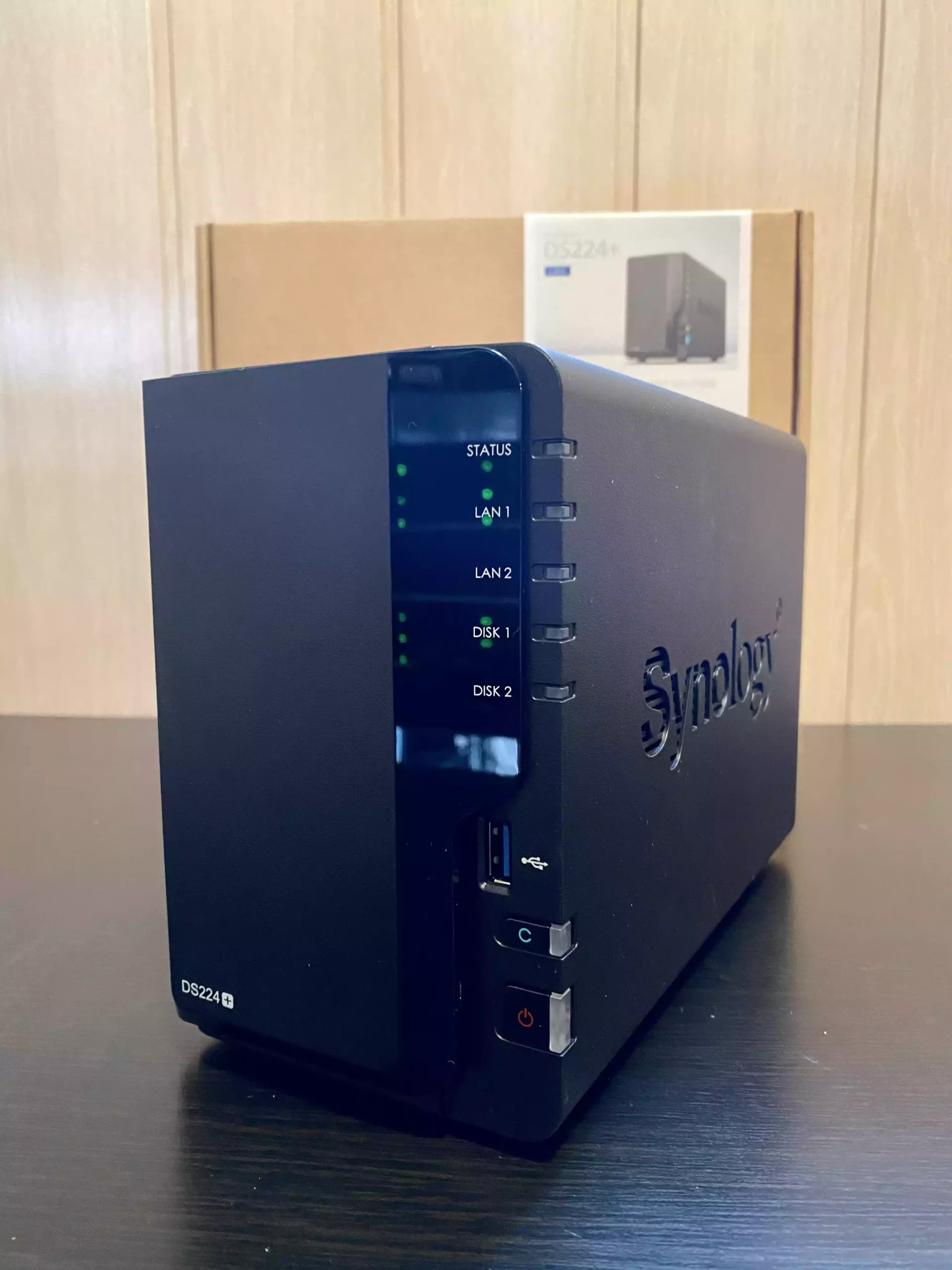 Synology DS224+ NAS 2GB RAM 4TB (2x2TB) WD Red Plus Drives Assembled &  Tested