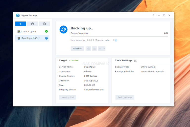 Synology NAS FULL DSM Backup With Hyper Backup – FULL Guide And ...