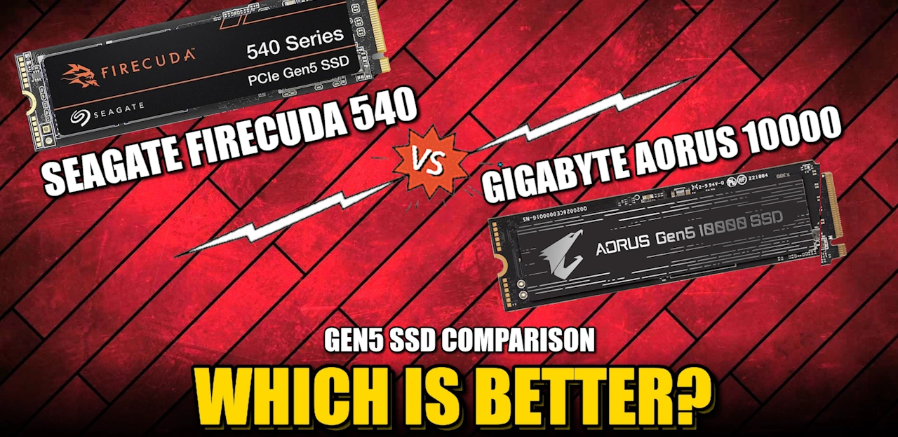 GIGABYTE Shows Off AORUS Gen5 10000 NVMe SSD with a Large Heatsink