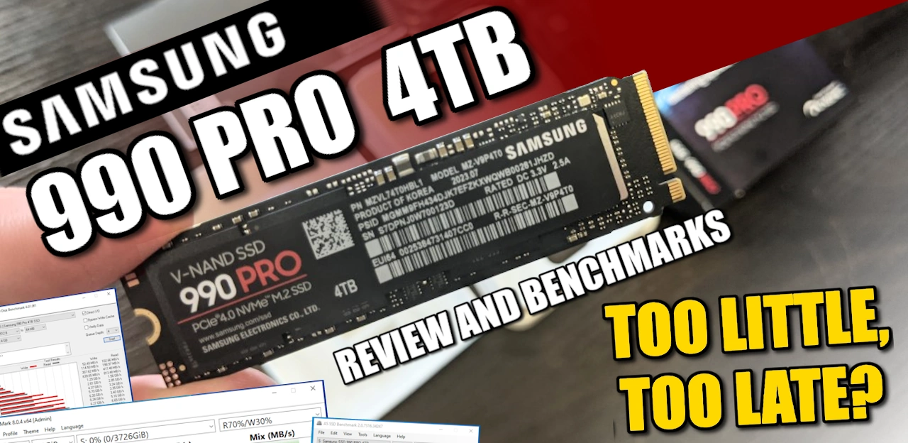Samsung 990 Pro 4TB Review – Too Little, Too Late? – NAS Compares