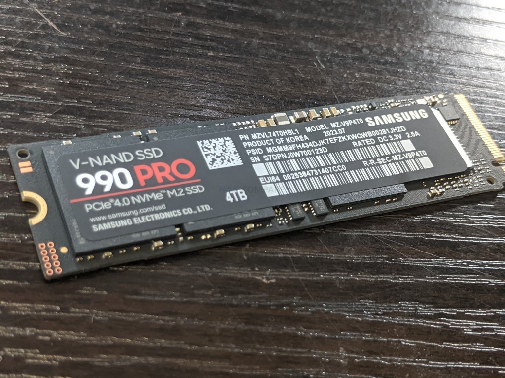 Samsung 990 Pro SSD Gets 4TB Model