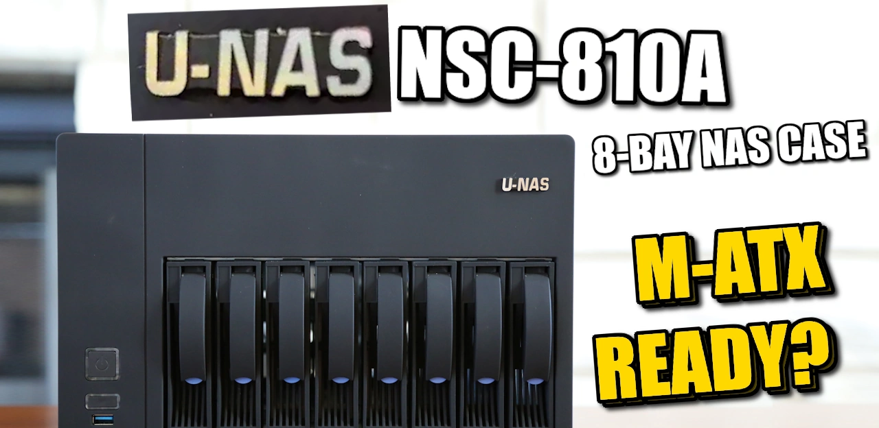 U-NAS NSC-810A NAS Case Review – NAS Compares