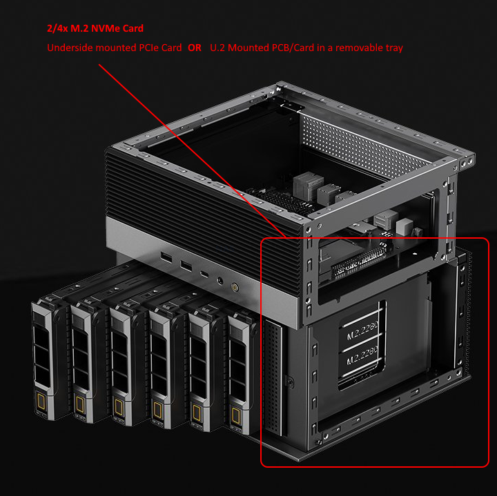 Raspberry Pi5 with NVMe hat tool-less case by Jerry Lee