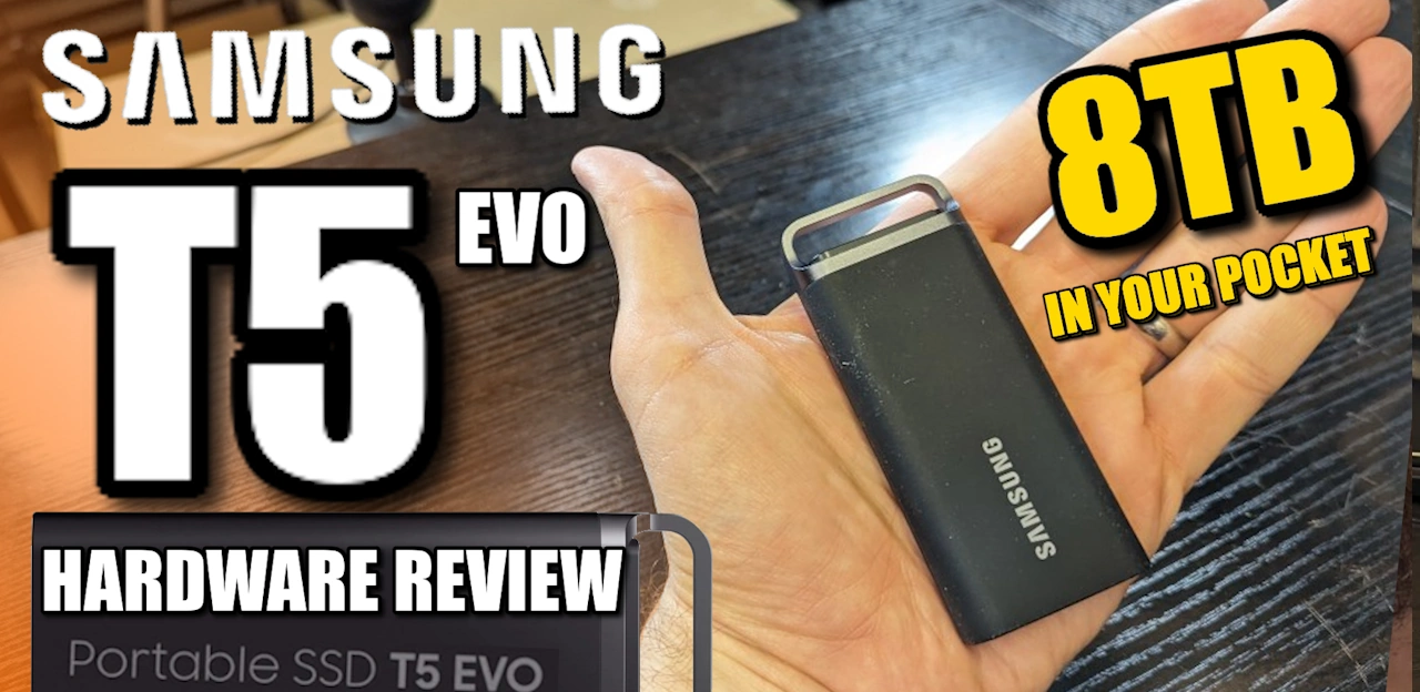 Samsung T5 EVO 8TB External SSD Review – NAS Compares