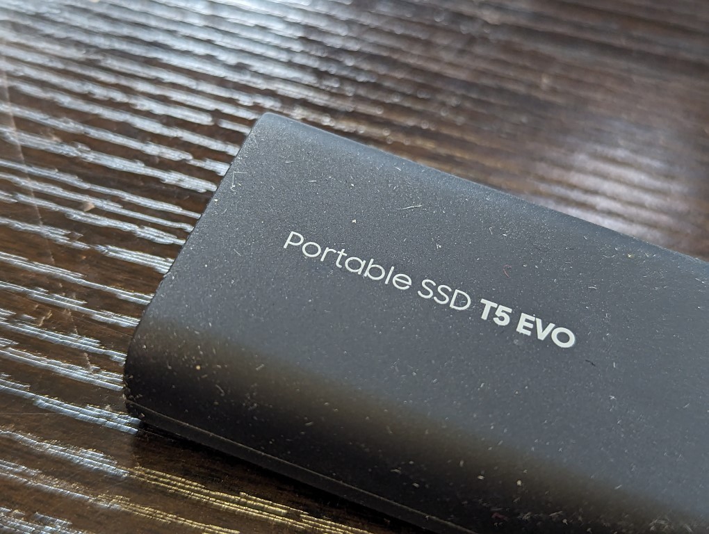 SSD externe Samsung T5 EVO 4 To USB 3.2 Gen1 Type C